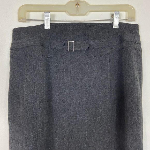 Express High Waisted Grey Tailored Skirt size 8 - Picture 12 of 16